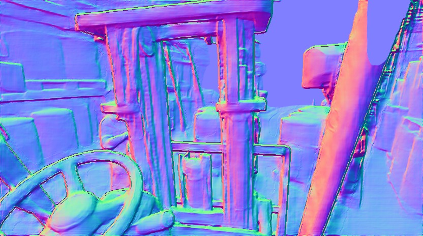 Surface structure from the same factory capture